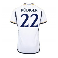 Real Madrid Antonio Rudiger #22 Domáci futbalový dres 2023-24 Krátky Rukáv